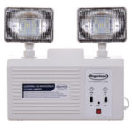 Iluminação de Emergência LED 2 Faróis 960 Lumens com Bateria Selada – Segurimax