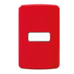 1 Interruptor 2×4 placa vermelha – Weg