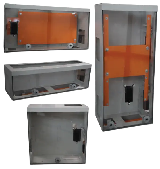 Caixas metálicas para organização industrial