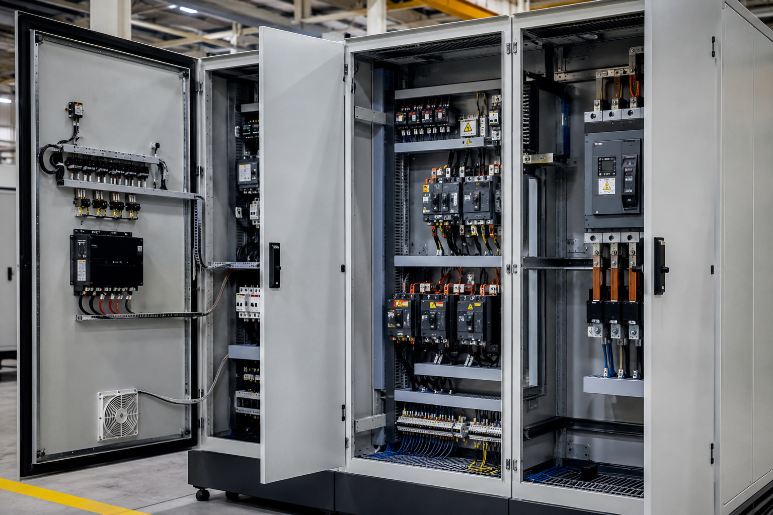 Painéis elétricos homologados Carmehil para aplicações industriais